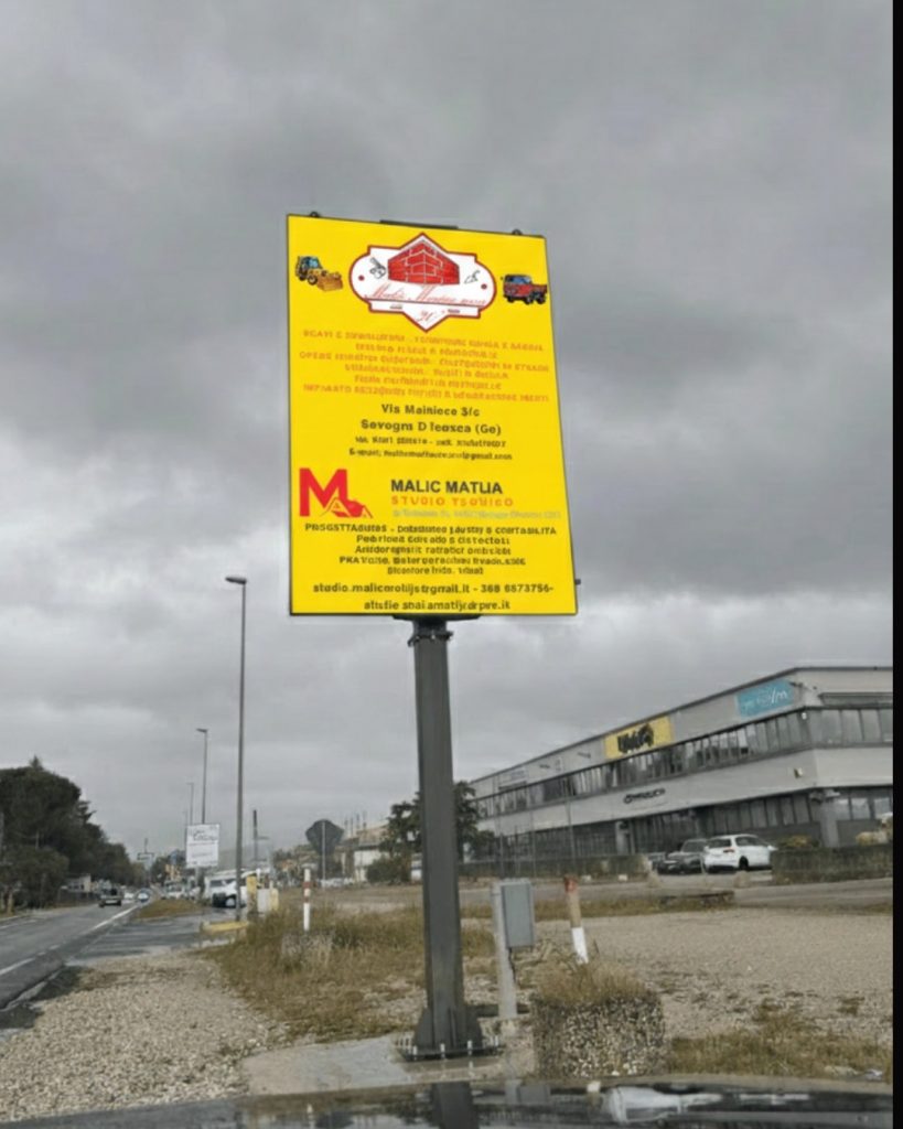 Maxischermo luminoso gorizia